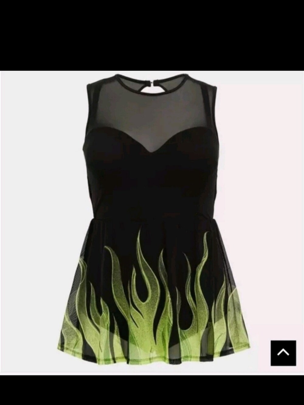 Torrid Disney Villians Maleficent Size 1X (14-16) Swimsuit W Skirting New W Tag - Picture 3 of 7